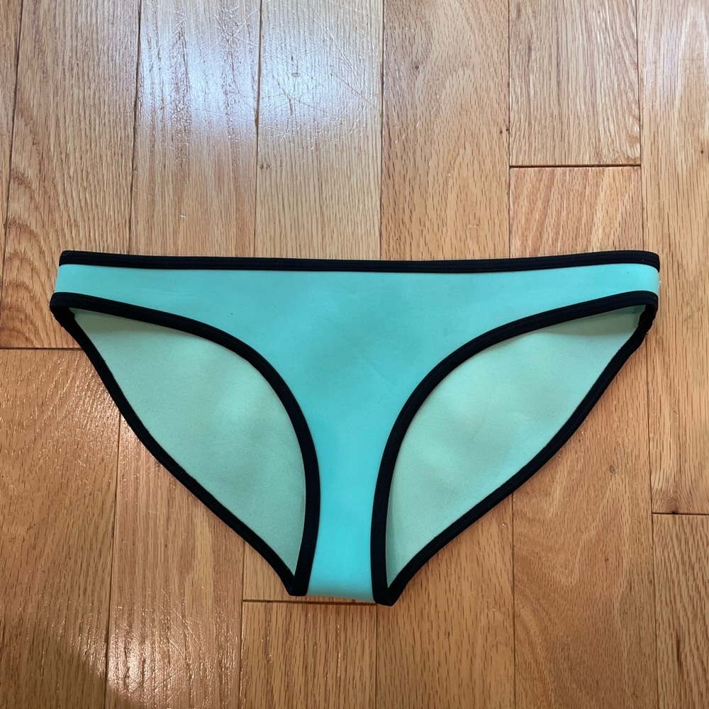 Bright teal Triangl bikini bottoms